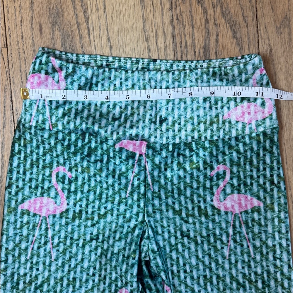 Goldsheep Women’s Flamingo Print Leggings Size Small - Picture 7 of 9